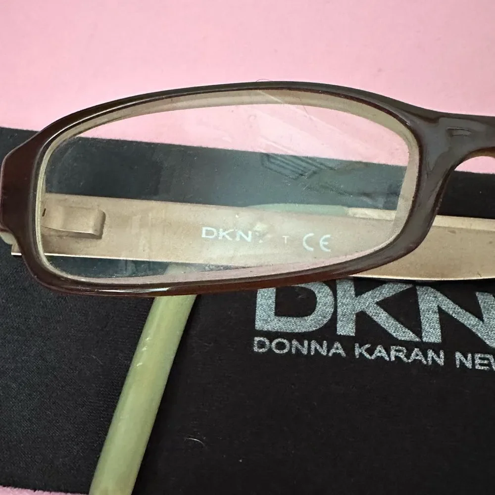 Donna Karen New York - brown DKNY Glasses with Case